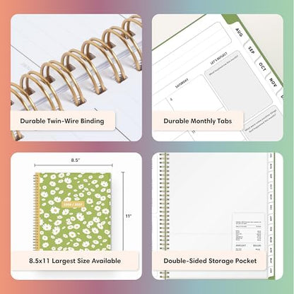 Blue Sky 2026-2027 Weekly & Monthly Academic Planner, 8.5"x11", Coreen