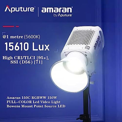 Aputure Amaran 150c 150W RGBWW COB Video Light,CCT 2500K-7500K