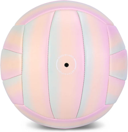 Soft Official Volleyball for Indoor Outdoor Beach, Size 5 Training Volleyball for Beginner Teenager Adult…