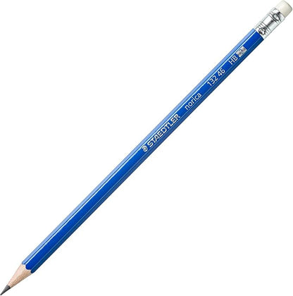 STAEDTLER Norica Pencil Set 50 Pencils + 50 Eraser Caps + Sharpener 24 Pack