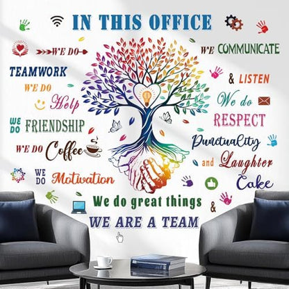 wondever Office Inspirational Wall Decals Teamwork Quotes Wall Stickers