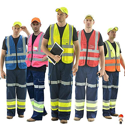 Red safety vest small - color: Red, size: Small