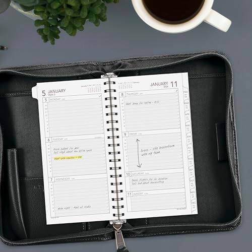 AT-A-GLANCE 2026 Planner Refill, Weekly, 3-1/4" x 6-1/2", Portable Size 2 (064-287-26)