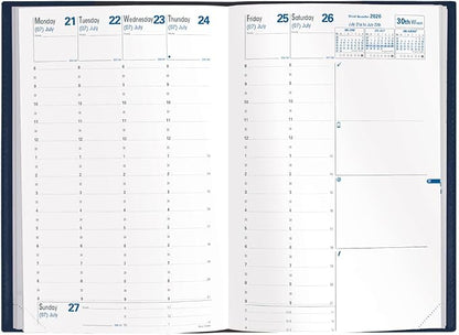 Quo Vadis 2026 Refill for Minister - Weekly/Monthly Planner - 12 Months, Jan. to Dec. - 6 1/4 x 9 3/8" - Time Management Appointment Organizer