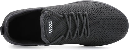 WXQ Men's Running Shoes Comfortable Lightweight Breathable Walking Shoes Mesh Workout Casual Sports Shoes