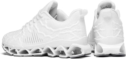 Vooncosir Men's Fashion Sneakers Breathable Mesh Running Shoes Blade Non Slip Soft Sole Casual Athletic Walking Shoes