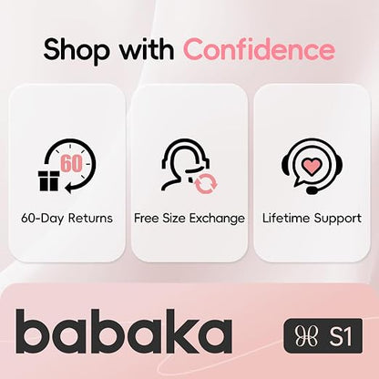 babaka Posture Corrector for Women, Invisible Lightweight Adjustable Back Brace for Upper and Lower Back Pain Relief, Hunchback, Hump, Scoliosis, Thoracic, Spine Corrector Under Clothes (Pink, Small, Waist: 25''-30'')