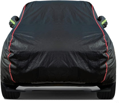 Breathable New Material, Waterproof Car Cover, Locks and Zipper Doors, Sunscreen Waterproof UV Prevention Snowproof Wind and Windproof,Suitable for Indoor Outdoor,for SUV (201" to 211") B13