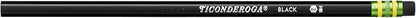 Ticonderoga Pencils, 2 HB Soft, Black | Wood-Cased | Unsharpened | 24 Count Total