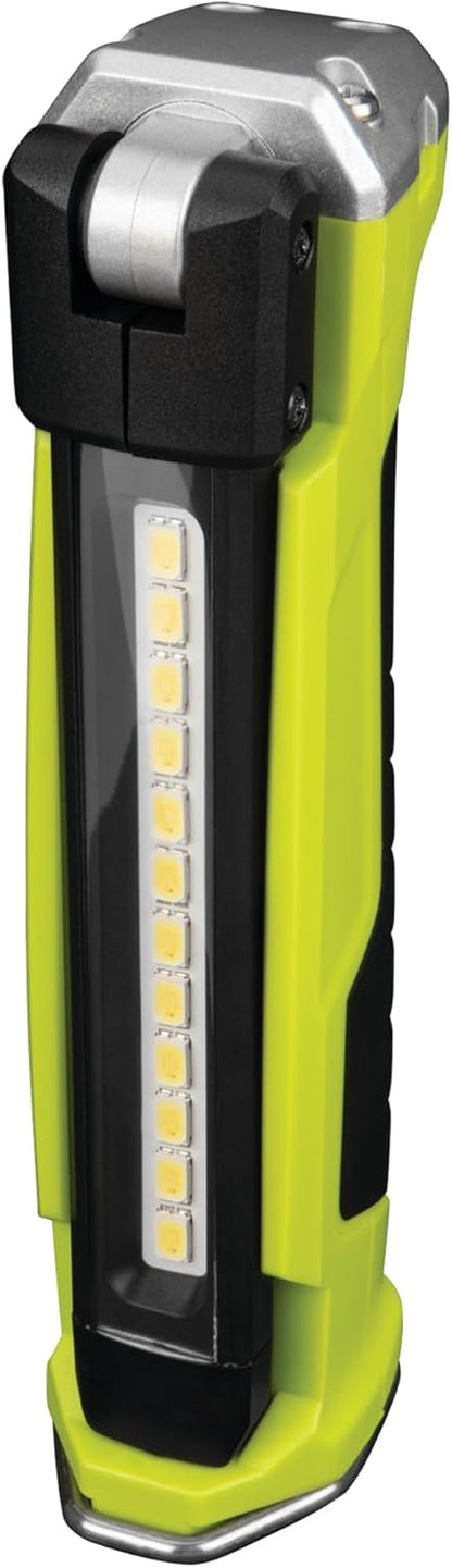 Performance Tool W2670 Double Sided Pivoting Light Bar with 800+ Lumens, Magnetic Base and Rechargeable Battery for Hands-Free Use in Confined Areas
