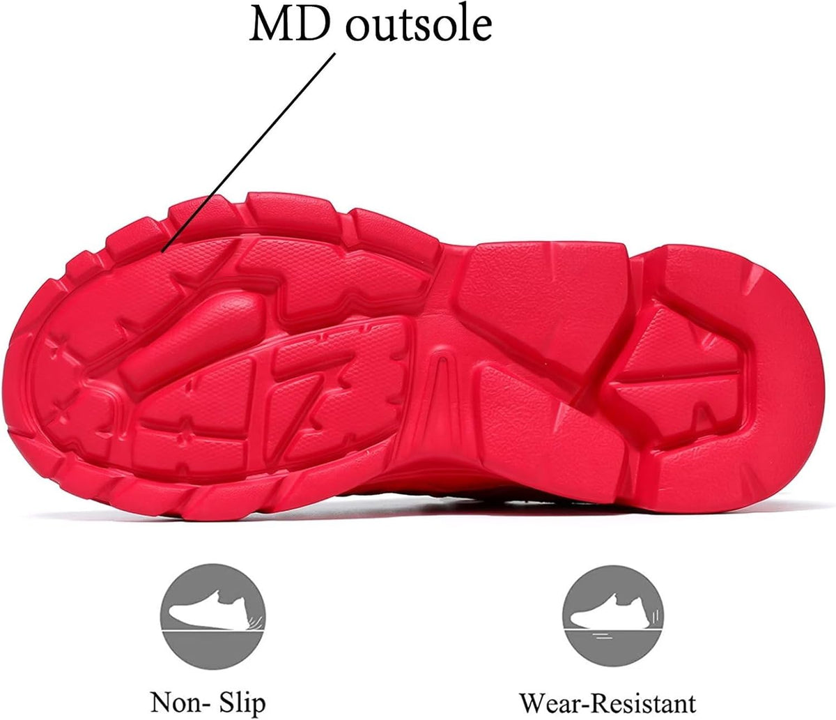 Mens Slip On Running Shoes Athletic Walking Trainers Lightweight Breathable Mesh Tennis Sneakers