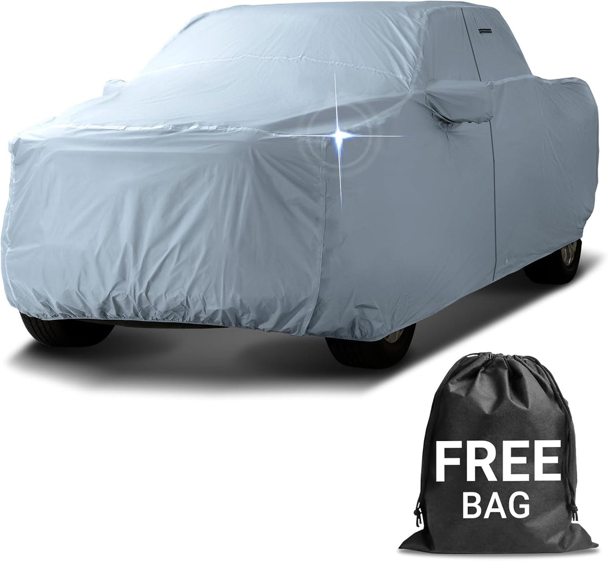 iCarCover Fits 2015-2024 Canyon Crew Cab, 5.1 ft Short Bed GMC Truck Cover Automobiles Form-Fit Padded Full Exterior Waterproof Automobiles Protection Covers
