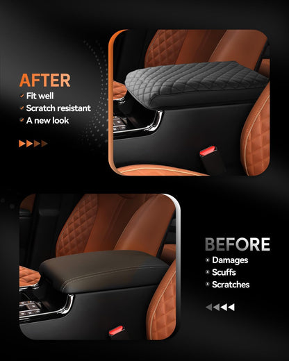 CDEFG for Kia Sorento MQ4 2021-2025 Center Console Cover Armrest Box Cover for 2022 2023 2024 2025 Sorento (LX, S, EX, SX,SX Prestige) Accessories Console Arm Rest Protector