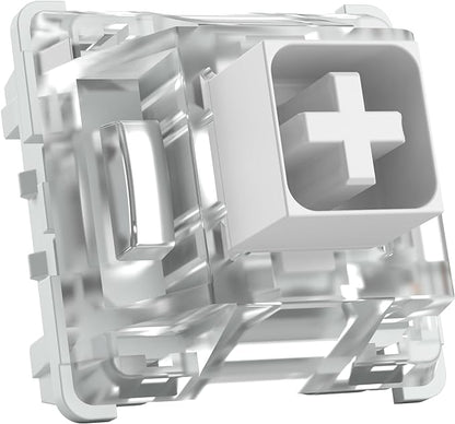 GLORIOUS Kailh Box White Mechanical Keyboard Switches: Clicky 120-Pack for Enhanced Gaming Experience - Perfect for High-Speed Typing