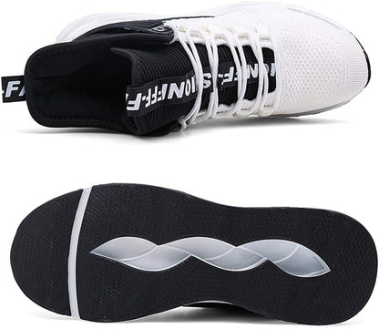 Hello MrLin Men's Running Shoes Non Slip Athletic Tennis Walking Blade Type Sneakers Hip Hop
