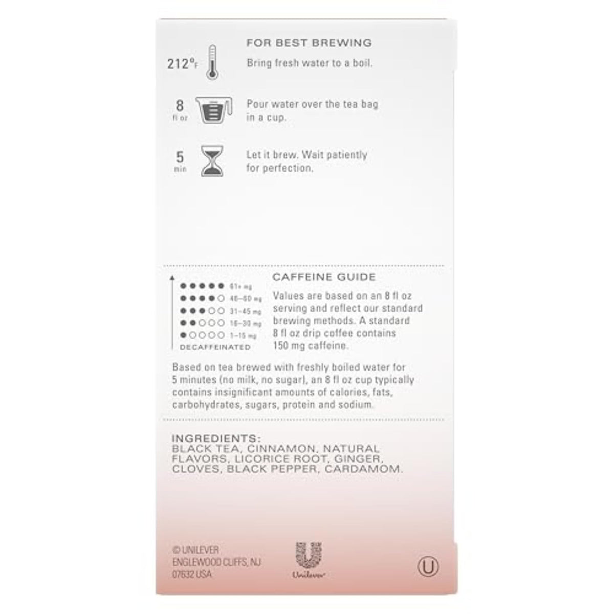TAZO Pumpkin Spice Chai Tea Bags, Black Tea, Holiday Gift For Tea Lovers, 20ct (6pk)