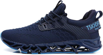 TSIODFO Men Sneakers Fashion Sport Running Athletic Tennis Walking Shoes