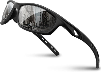 RIVBOS Sunglasses for Men Women Polarized UV Protection Sports Fishing Driving Shades Cycling RB833