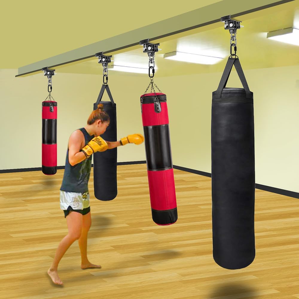 BeneLabel Punching Bag Hanger, Heavy Bag Mount, Boxing Bag Kit, Holder, Wall Mount, Accessories for Beam, 400KG Capacity