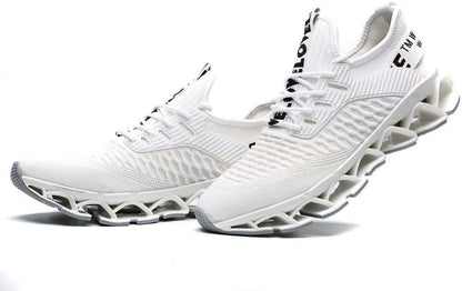 Vooncosir Men's Fashion Sneakers Breathable Mesh Running Shoes Blade Non Slip Soft Sole Casual Athletic Walking Shoes