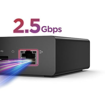 Lenovo ThinkPad Thunderbolt 4 Smart Dock Gen 2 7500, Multiple Display Support, Integrated 1M Thunderbolt 4 Cable, Remote Hardware Management, 40Gbps Data Speed, 100W Power Delivery, Black