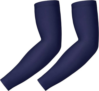 HDE Arm Compression Sleeves for Kids Basketball Shooting Sleeve Youth Sports Cooling Sun Protection Football Baseball 1 Pair