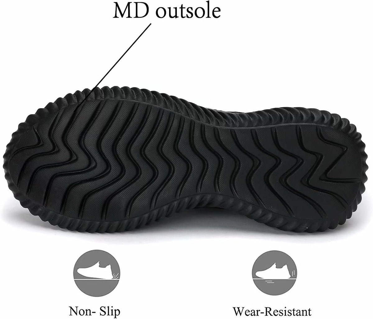 Mens Slip On Running Shoes Athletic Walking Trainers Lightweight Breathable Mesh Tennis Sneakers