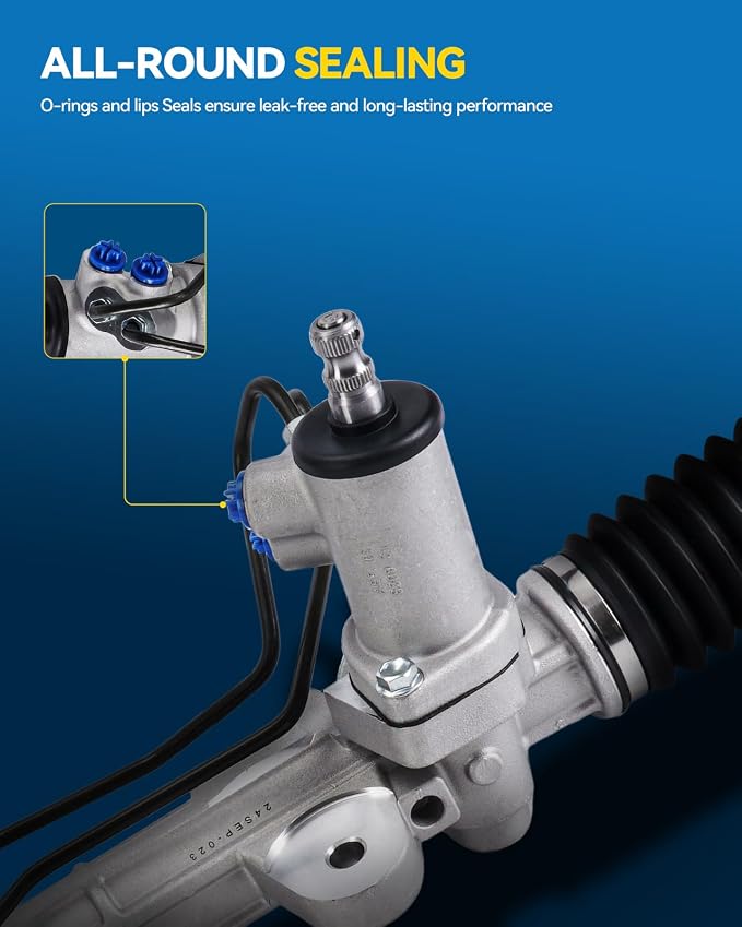 PHILTOP Power Steering Rack & Pinion Assembly for 2007 2008 2009 Santa Fe, Hydraulic Power Steering, OEM Replacement 26-2425