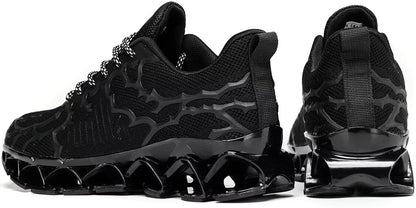 Vooncosir Men's Fashion Sneakers Breathable Mesh Running Shoes Blade Non Slip Soft Sole Casual Athletic Walking Shoes