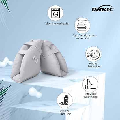 Heel Protectors for Pressure Sores,Adjustable Foot Boot Surgery Recovery Supplies for Elderly Bedridden Pressure Ulcer Ankle Pillow for Bed, Wheelchairs