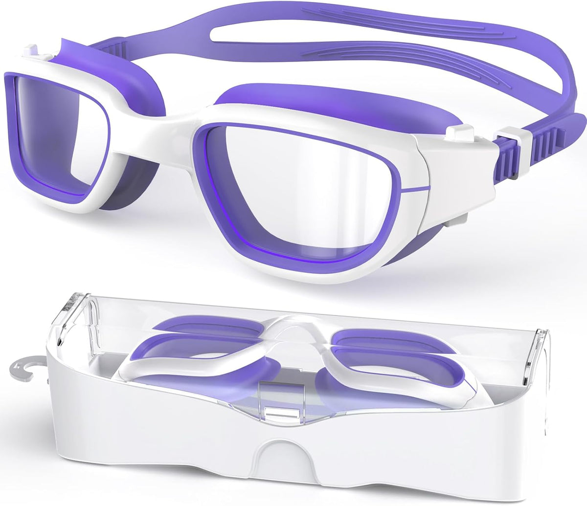 Kids Swim Goggles,Swimming Goggles for Kids 6-14, Anti-Fog UV Protection Pool Glasses for Boys Girls