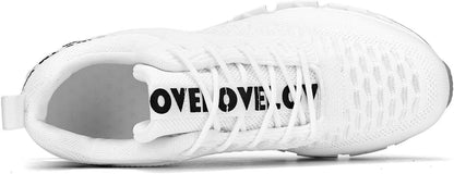 Vooncosir Men's Fashion Sneakers Breathable Mesh Running Shoes Blade Non Slip Soft Sole Casual Athletic Walking Shoes