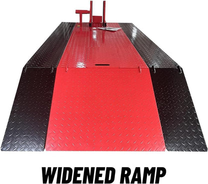1500lbs Motorcycle Lift Side Extension Motorcycle Jack Table Pedal Hydraulic Pump Lift Table KT-Moto150