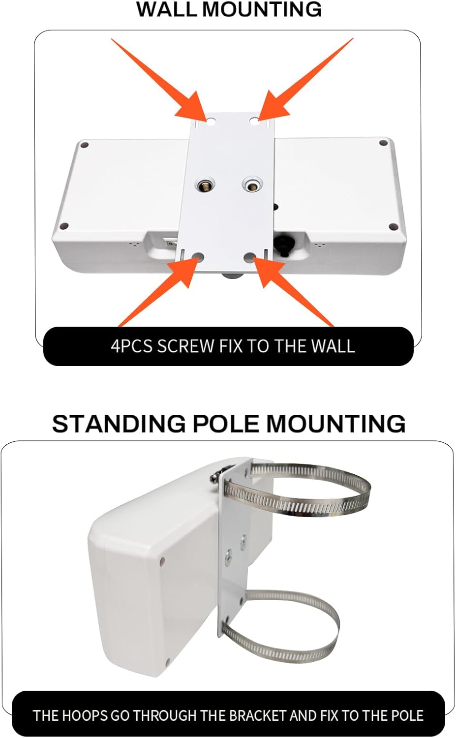 Sound Strobe Warning Lights, LED Intelligent Microwave Sensor Automatic Voice Prompter, IP65 Waterproof & Dustproof Infrared Visual Alarm Speaker for Outdoor Safety, Forest Fire Prevention.
