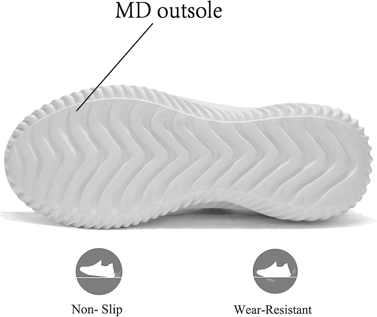 Mens Slip On Running Shoes Athletic Walking Trainers Lightweight Breathable Mesh Tennis Sneakers