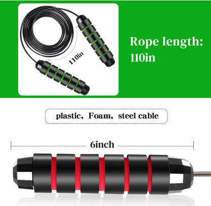 24 Pack Jump Ropes, Tangle-Free Speed Jumping Ropes with Foam Handles for Women Men Kids, Adjustable Skipping Ropes for Fitness Workout Slim Body