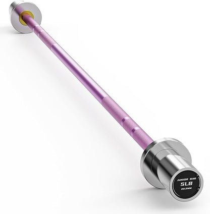 5LB Mini Barbell Bar 4ft Technique Training Barbell For Beginner Women kid | PAPABABE 5LB Mini Barbell Bar 4ft Technique Training Barbell for Beginner Women kid 2-inch Plate Barbell for Home Gym Fitness