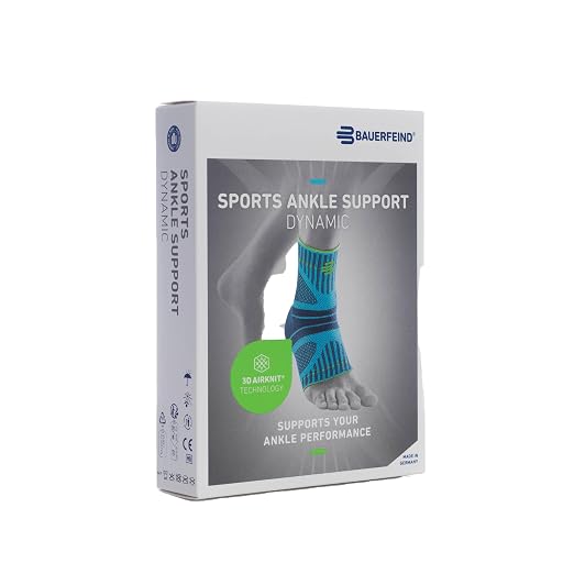 Bauerfeind Sports Ankle Support Dynamic - Ankle Compression Sleeve for Freedom of Movement - 3D AirKnit Fabric for Breathability - Premium Quality & Washable (XXL, Black)