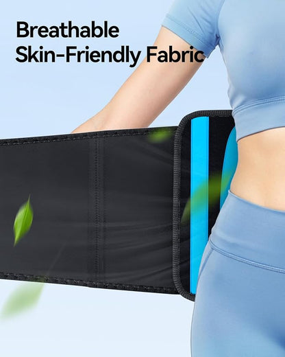 FEATOL Back Brace for Lower Back Pain Wide Coverage 360° Strong Lumbar Support with Removable Pad, Adjustable Waist Support Belt for Men Women, Size 4XL 63''-68.9''