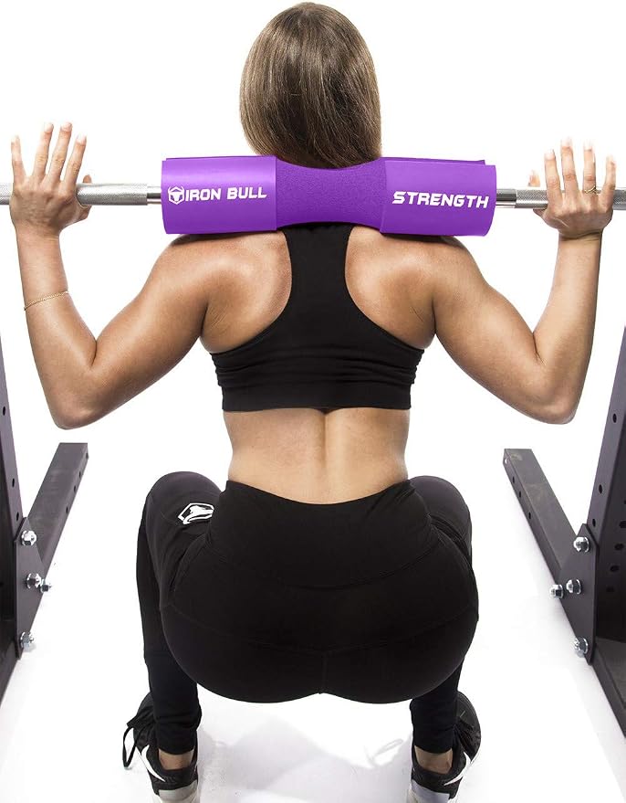 Advanced Squat Pad - Barbell Pad for Hip Thrusts, Squats & Lunges - Neck & Shoulder Squat Bar Pad Cushion Support Foam for Extra Comfort