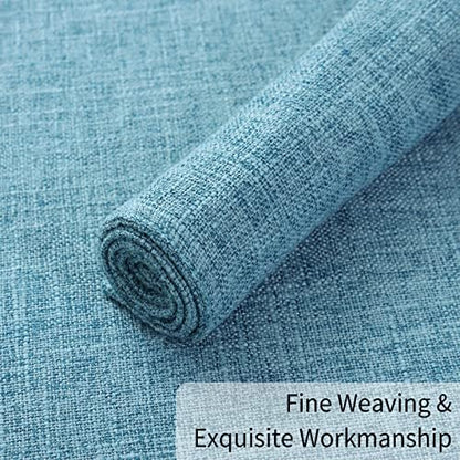 Homaxy Cloths Placemats for Dining Table Set of 4, 13" x 19", Aqua