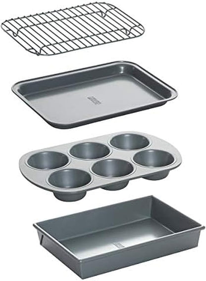 Chicago Metallic Professional 4-Piece Non-Stick Toaster Oven Set