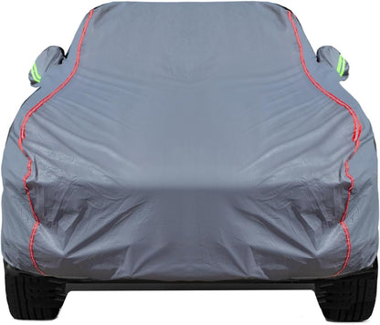 Breathable New Material, Waterproof Car Cover, Locks and Zipper Doors, Sunscreen Waterproof UV Prevention Snowproof Wind and Windproof,Suitable for Indoor Outdoor,for Pickup 180"-206",C6