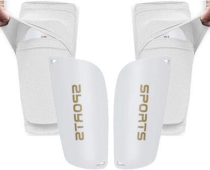 Soccer Shin Guards for Kid Youth Teen Adult - Shin Guards Sleeves with Inserted Pocket Cushion Protection Reduce Shocks and Injuries for TeamSports