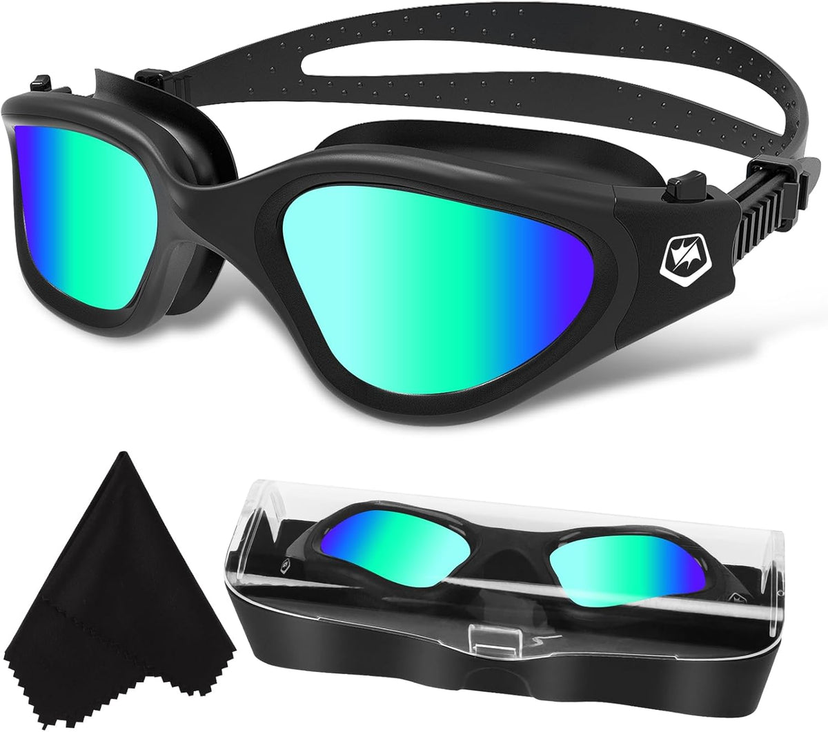 WIN.MAX Polarized Swimming Goggles Swim Pool Goggles Anti Fog Anti UV No Leakage Clear Vision for Men Women Adults Teenagers