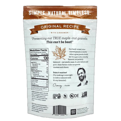 NutHouse! Granola Company - Premium Original Recipe Granola | Certified Gluten-Free, Non-GMO, Kosher | Vegan, Soy-Free | 12 oz. Bag (6-Pack)