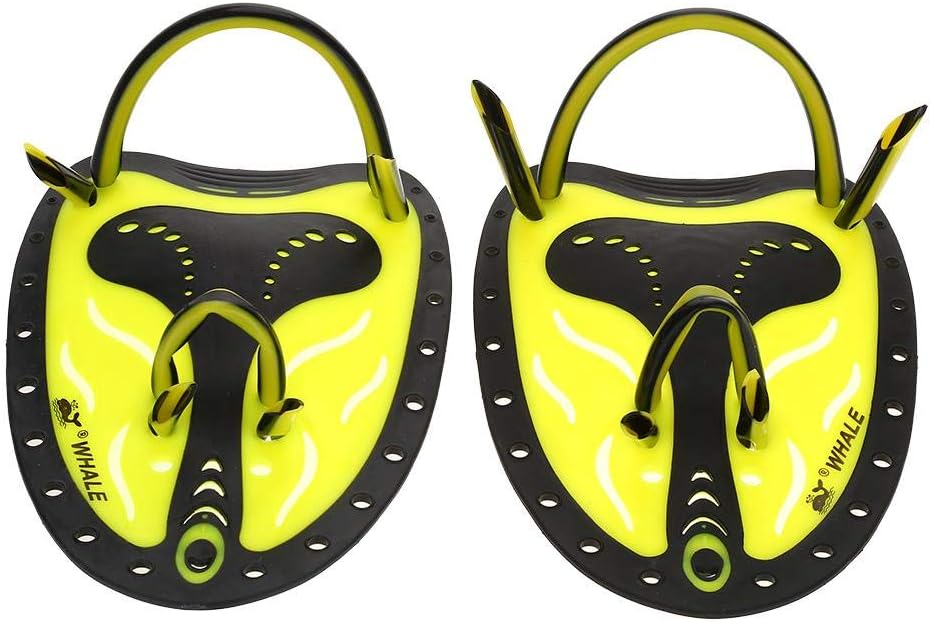 Swim Fins, Adjustable Kids Flippers for Swimming, Professional Swim Hand Paddles, Flat Paddles for Kids, Children, Men, Women