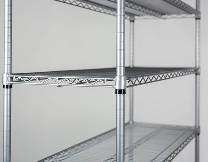 Omega 14" Deep x 72" Wide x 36" High 3 Tier Gray Starter Shelving Unit