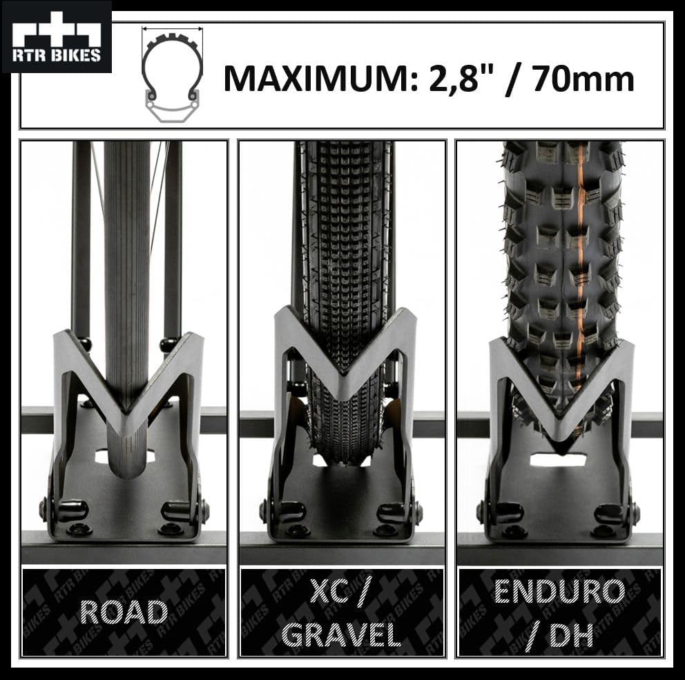 Brutus Professional standing Bike Stand - Ideal for your garage, home or bike shop