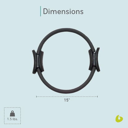 Balanced Body Ultra-Fit Circle Pilates Ring, Body Ring, Great Exercisers for Legs, Fitness Circle, Thigh Exercise, Pilates Circle, Pilate Ring Fitness Equipment for Home or Studio